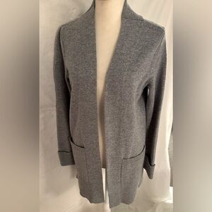 Rachel Zoe Light Grey Wool Cardigan | Small